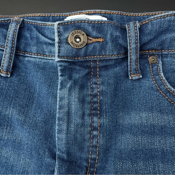 Jessica Simpson Blue Straight Leg Jeans Classic Style - Picture 4 of 14